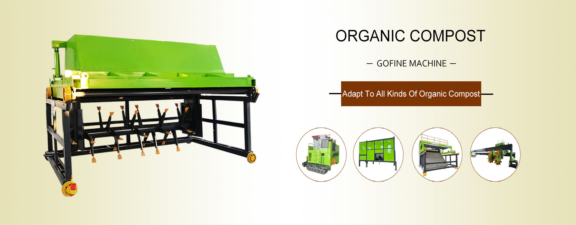 qualité machine à fertiliser le compost usine