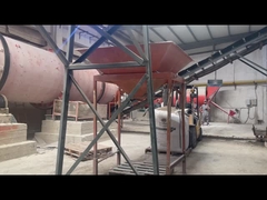 Machine à granuler des engrais à tambour rotatif avec usine de fabrication de ligne de production d'engrais