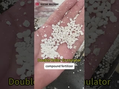 Machine de fabrication de granulés d'ammoniac et d'engrais à extrusion à double rouleau