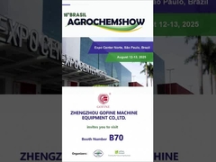 Les fournisseurs chinois d'équipements pour engrais ont participé à la 16e Exposition brésilienne des produits agrochimiques