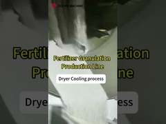 Sécheuse rotative à tambour en acier inoxydable professionnelle avec ligne de production d'engrais