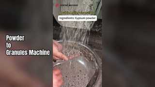 Granules de poudre de gypse faisant la machine équipement de granulation sèche