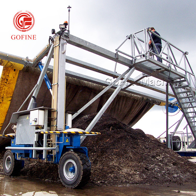 Installation de compost à commande à distance à haut rendement Equipement d'engrais pour l'agriculture 10m Largeur de couverture
