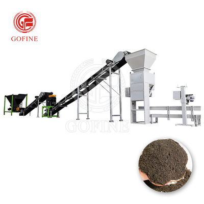 Ligne de production d'engrais en poudre de déchets biologiques personnalisable avec certification CE