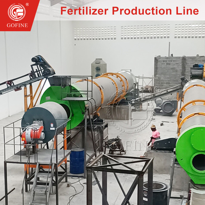 1 tonne/h NPK Granulateur ligne de production d'engrais organiques usine de fabrication composée