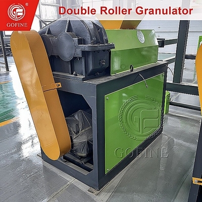 Capacité de production de 1 à 2 tonnes par heure Granulateur d'engrais à double rouleau avec rouleaux de 300x150 mm