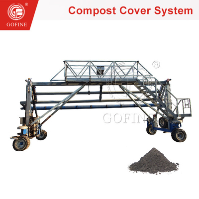 Système commercial de couverture de compost engrais organiques machine de compost