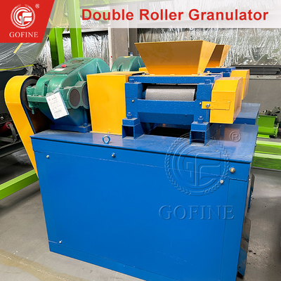 Méthode de granulation par extrusion Granulateur d'engrais à double rouleau avec support et services