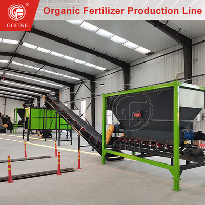 Ligne de production d'engrais personnalisable avec guide d'installation