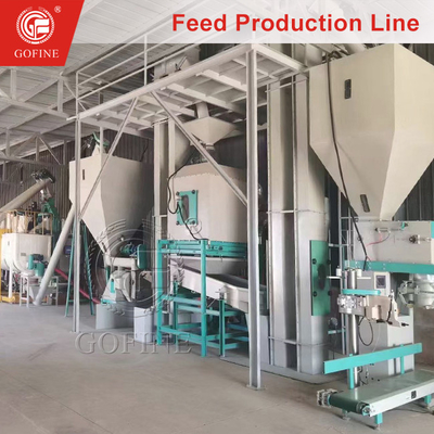 Ligne de production automatisée d'aliments pour poissons avec machine de fabrication d'aliments pour poissons