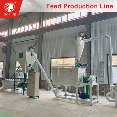 Ligne de production complète de granulés d'aliments pour animaux avec machine à granulés d'aliments pour animaux