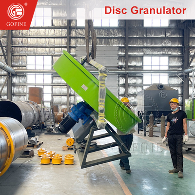 1-2 T/H Disque Granulateur d'engrais organique pour granulation humide