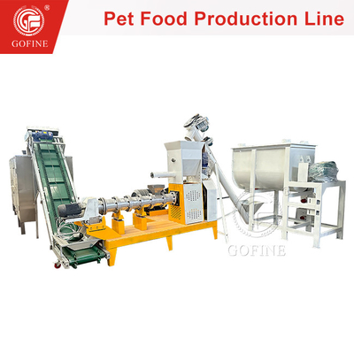 Machine de fabrication de nourriture pour animaux de compagnie entièrement automatique en acier inoxydable