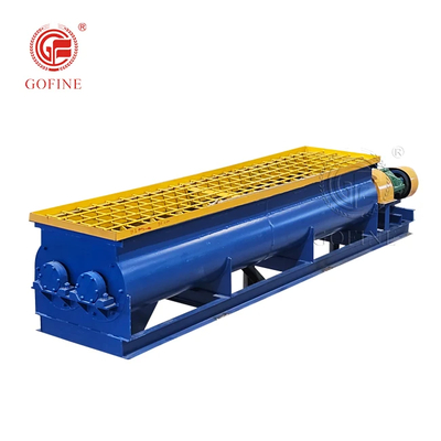 mélangeur d'engrais à ruban horizontal à haute tension de 380 V avec une capacité de 2 à 8 t/h
