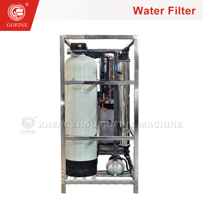 Accueil Système de filtration d'eau pure avec écran tactile PLC