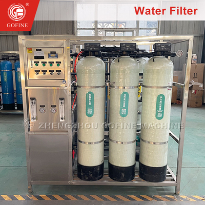 RO Système d'osmose inverse Machine de traitement de l'eau industrielle