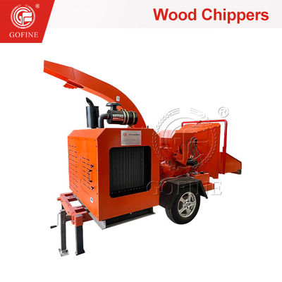 1 à 2 tonnes/heure Déchiqueteur de branches à moteur diesel