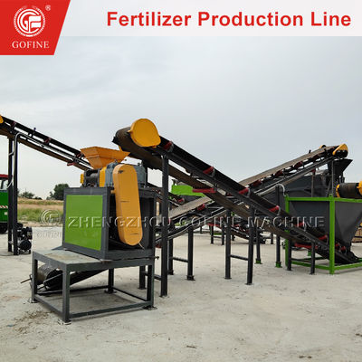 Ligne de production d'engrais de granulation de poudre de gypse pour l'amélioration du sol