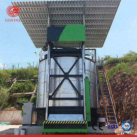 Plein engrais organique hydraulique compostant l'équipement pour la fermentation aérobie