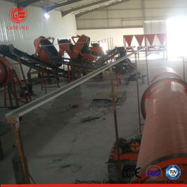 Chaîne de production d'engrais de composé de 1-2T/H NPK entretien commode