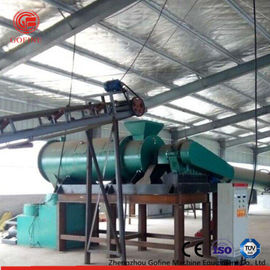 Chaîne de production de processus de granulation d'engrais organique opération d'écurie de couleur verte