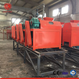 Chaîne de production d'engrais du composé 1-2T/H, granulatoire de presse de rouleau d'engrais