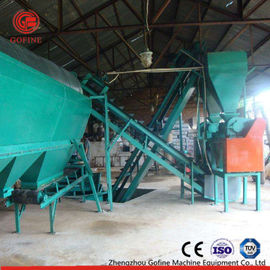 Chaîne de production d'engrais organique/machine vertes de granule d'engrais rouleau de double