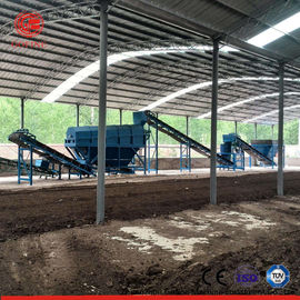 Opération d'écurie de capacité élevée d'équipement de production d'engrais organique de compost