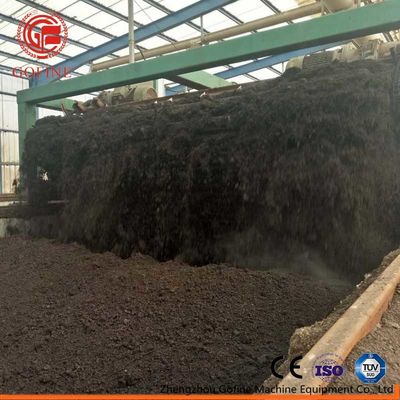 Machine hydraulique d'engrais de compost de la fermentation Q235 de boue